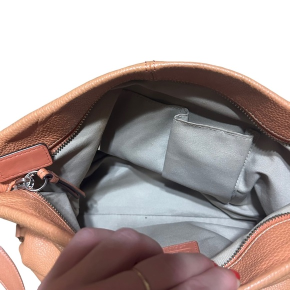 Coach Soft Pebbled Peach Purse - Picture 9 of 10